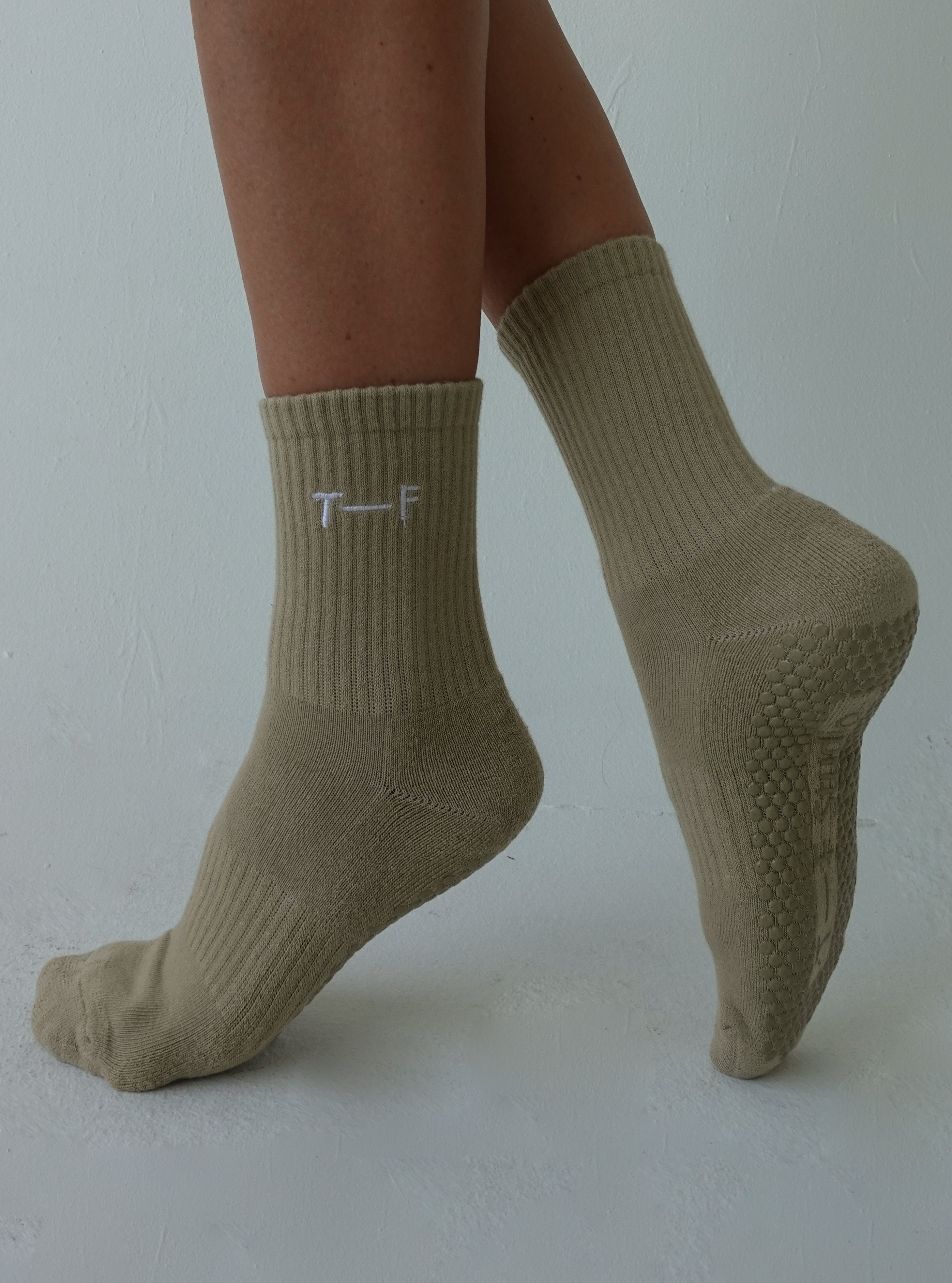 Peanut Pilates Grip Socks