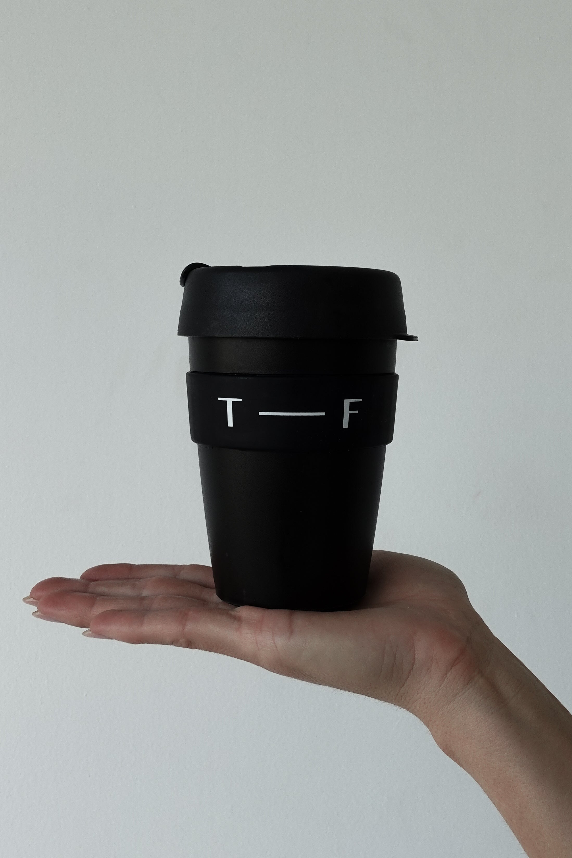 T — F Reusable Coffee Cup